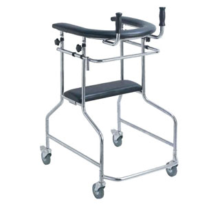 Ходунки-опоры ортопедические на 4-х колесах LK3003W
